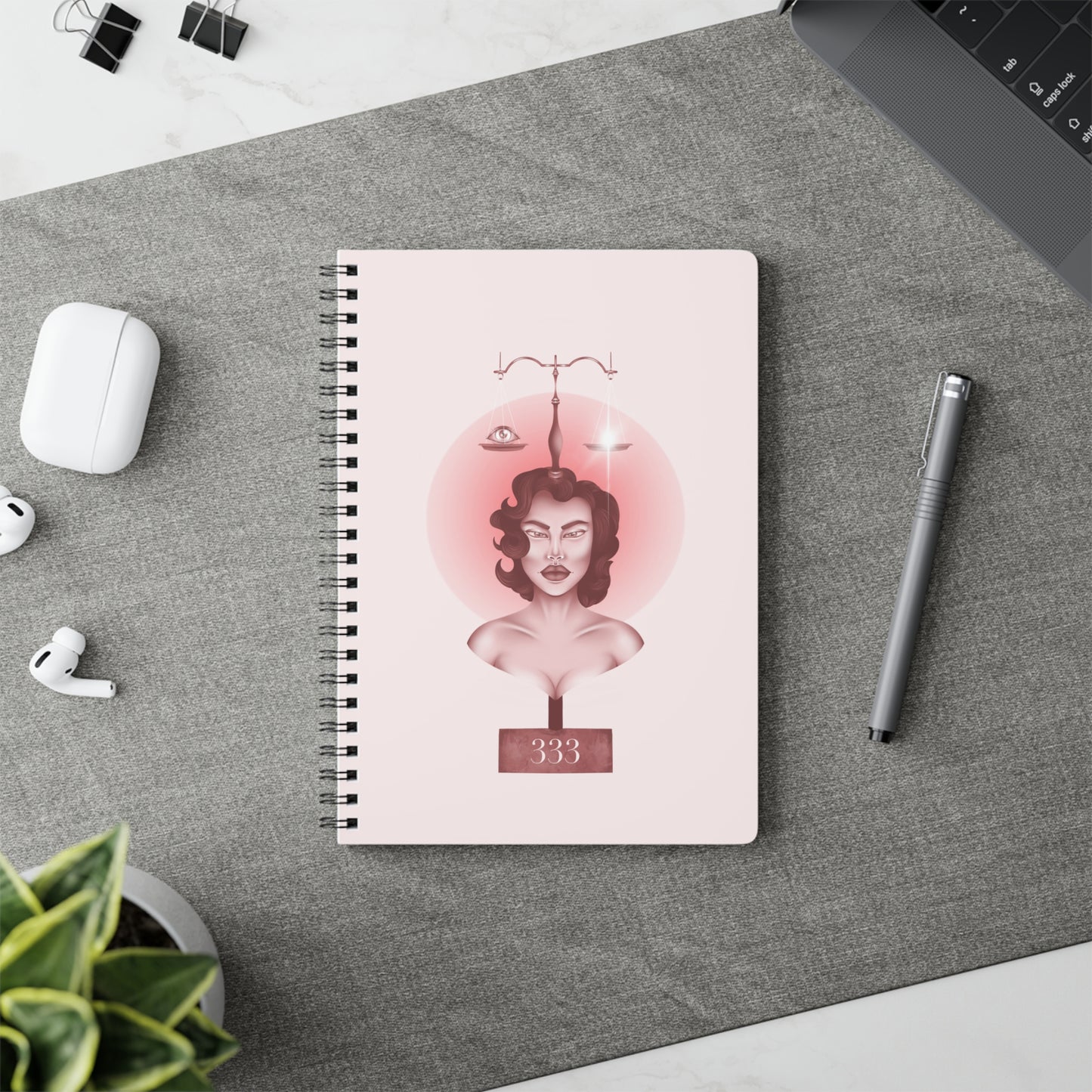 "Équilibre Divin (333)" Notebook